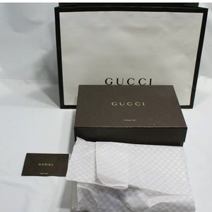 ❤️Sold GUCCI Empty Brown Shoe Box Gift Set